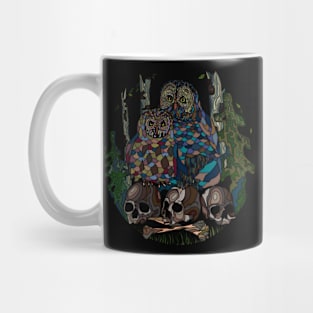 Owls on Bones Mug